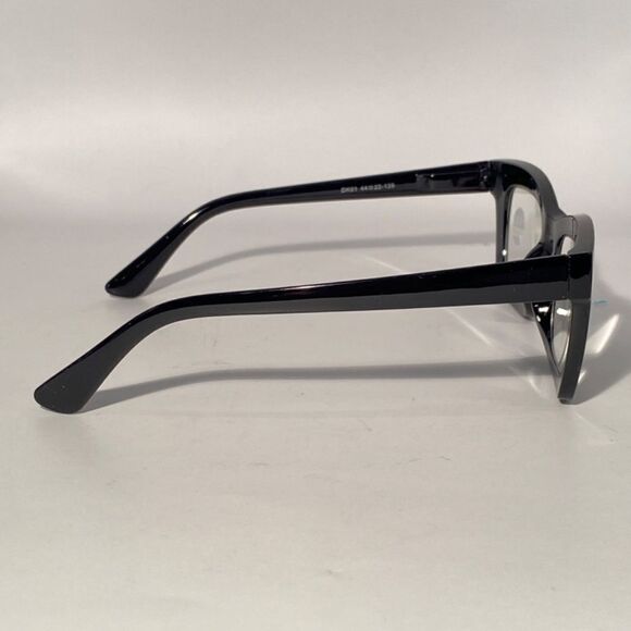 1073 Gretchen Reading Glasses 2.5 Square Readers Black Frames Oversize NWT - Picture 6 of 9